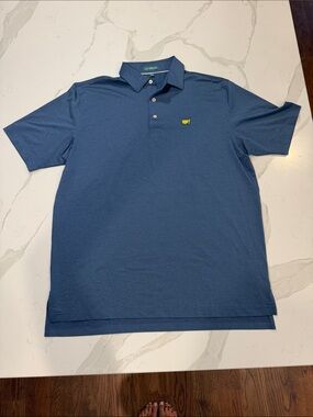 Navy Peter Millar Masters Polo